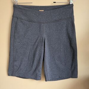 Lucy Powermax Charcoal Gray Biker Shorts - Size S